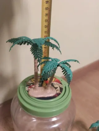 Juego de palmeras y cactus de juguete