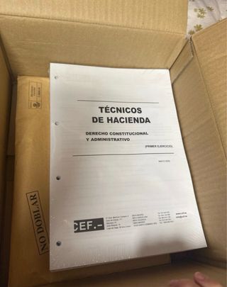 Apuntes técnico de Hacienda. Del CEF