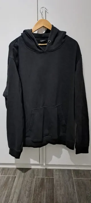 Felpa con cappuccio EMP uomo nera