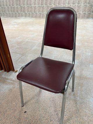 115 Sillas Cromadas para Restaurante/Banquete