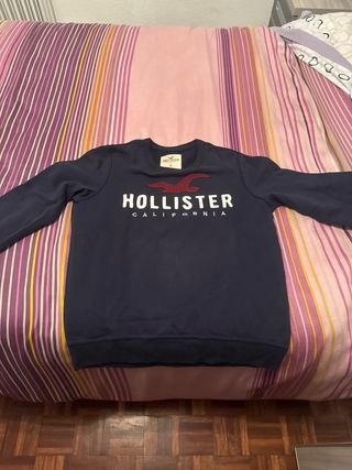 Sudadera Hollister Hombre Azul Marino