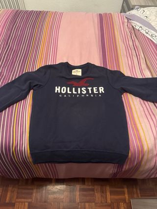 Sudadera Hollister Hombre Azul Marino