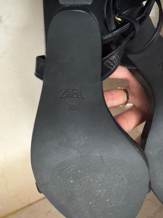 Sandalias Zara Negras Talla 39