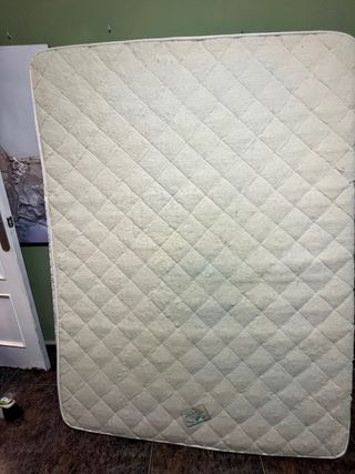 Somier metálico con láminas de madera+ Colchon