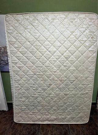 Somier metálico con láminas de madera+ Colchon