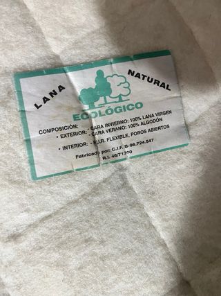 Somier metálico con láminas de madera+ Colchon
