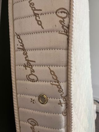 Somier metálico con láminas de madera+ Colchon