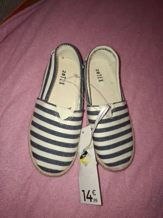 Zapatos, Sandalia, Esparteñas niño marinero rayas