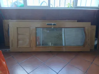 6 Puertas Madera Maciza (2 con Cristal)