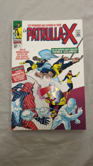 Biblioteca marvel patrulla x tomos del 1 al 9