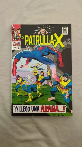 Biblioteca marvel patrulla x tomos del 1 al 9
