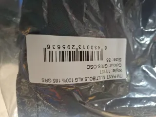 Pantalón de trabajo gris