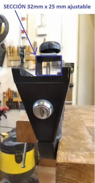 3 Portaesquís + Cerradura Baca Cuadrada