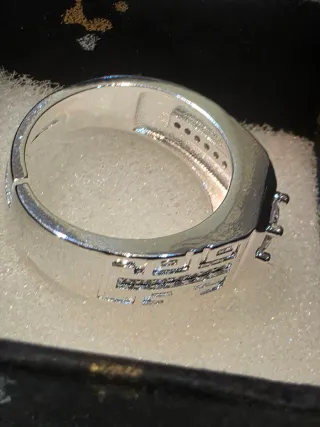 Anillo plata hombre circonita