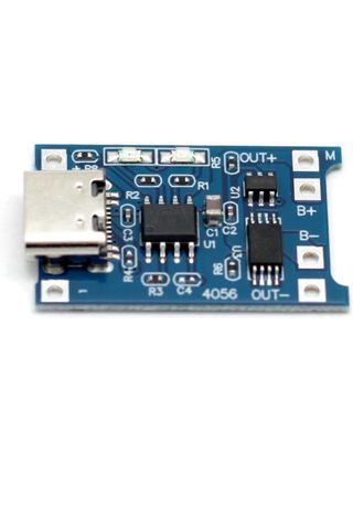 Módulo Carga TP4056 USB Tipo C