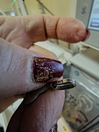 Medagline Argento 800 Smaltato. Personaggio snoopy