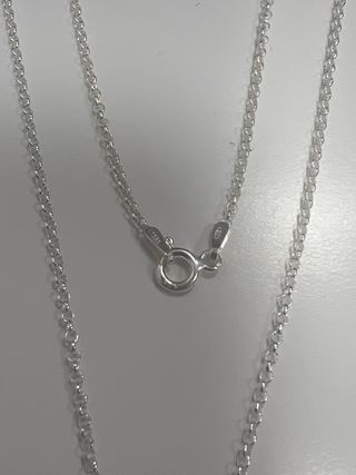 Cadena y colgante nudo de brujas plata ley