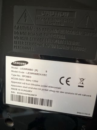 Samsung TV 26 pulgadas