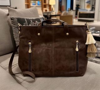 Bolso bandolera efecto piel