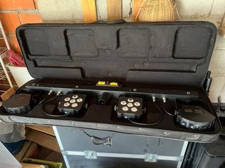 Equipamento de som e luz para eventos