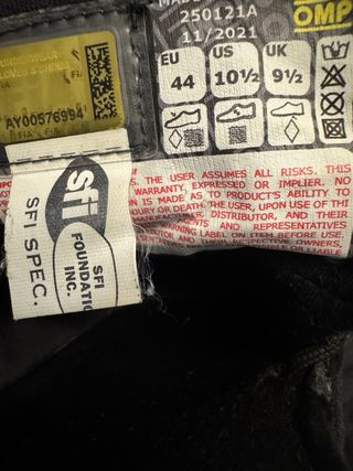 Botas OMP SPORT TALLA 44