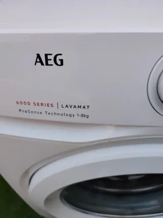 Lavadora AEG 8kg 1200rpm