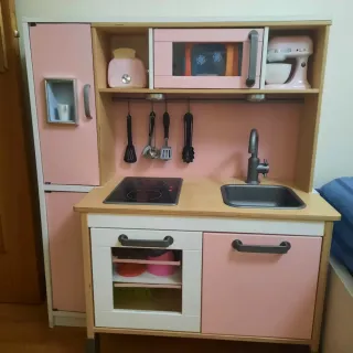 Cocina de Juguete Rosa