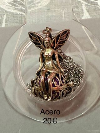 Colgante Ópalo Baño Plata