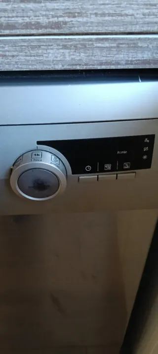 Lavavajillas plateado