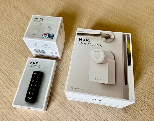 NUEVO Pack Nuki Smart Lock 4.0 + Bridge + Keypad