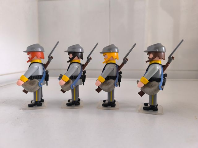 Playmobil 3783 3784 Confederados x4 oeste