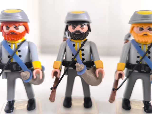 Playmobil 3783 3784 Confederados x4 oeste