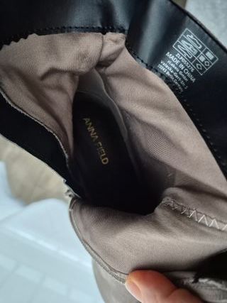 Stivaletti camoscio Anna Field beige/grigi