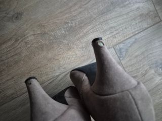 Stivaletti camoscio Anna Field beige/grigi