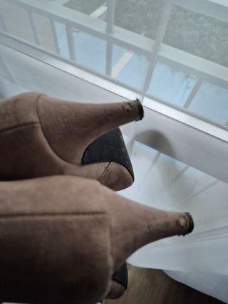 Stivaletti camoscio Anna Field beige/grigi