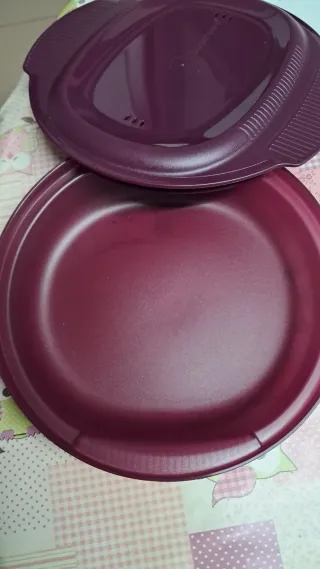 Pirofila microonde Tupperware viola