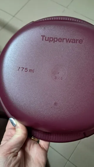 Pirofila microonde Tupperware viola
