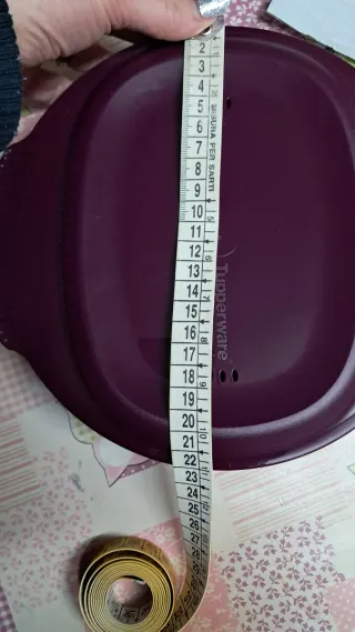 Pirofila microonde Tupperware viola