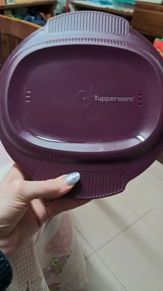 Pirofila microonde Tupperware viola