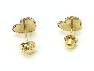Pendientes Corazón Oro 18K