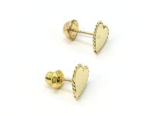 Pendientes Corazón Oro 18K