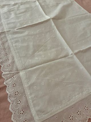 Federa cuscino bianca con pizzo