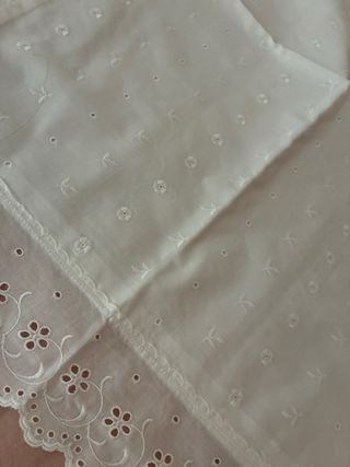 Federa cuscino bianca con pizzo