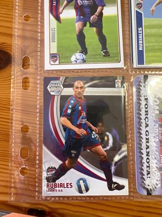 Lote cromos Levante UD con Rubiales Rookie