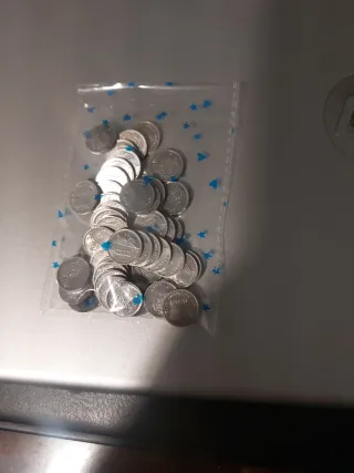 50 monedas 1 pta España 1989