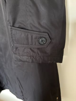 Gabardina Armani Negra Hombre