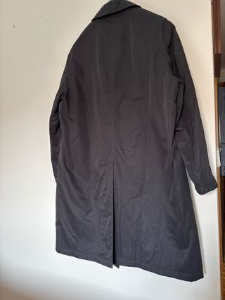 Gabardina Armani Negra Hombre