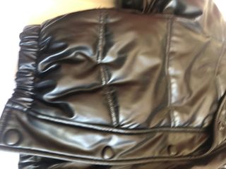 Abrigo acolchado negro Zara