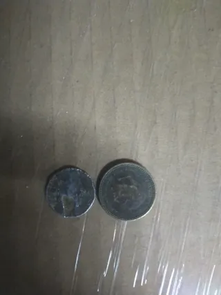Lote de 2 monedas antiguas
