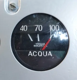 Lancia Fulvia cruscotto benzina acqua olio